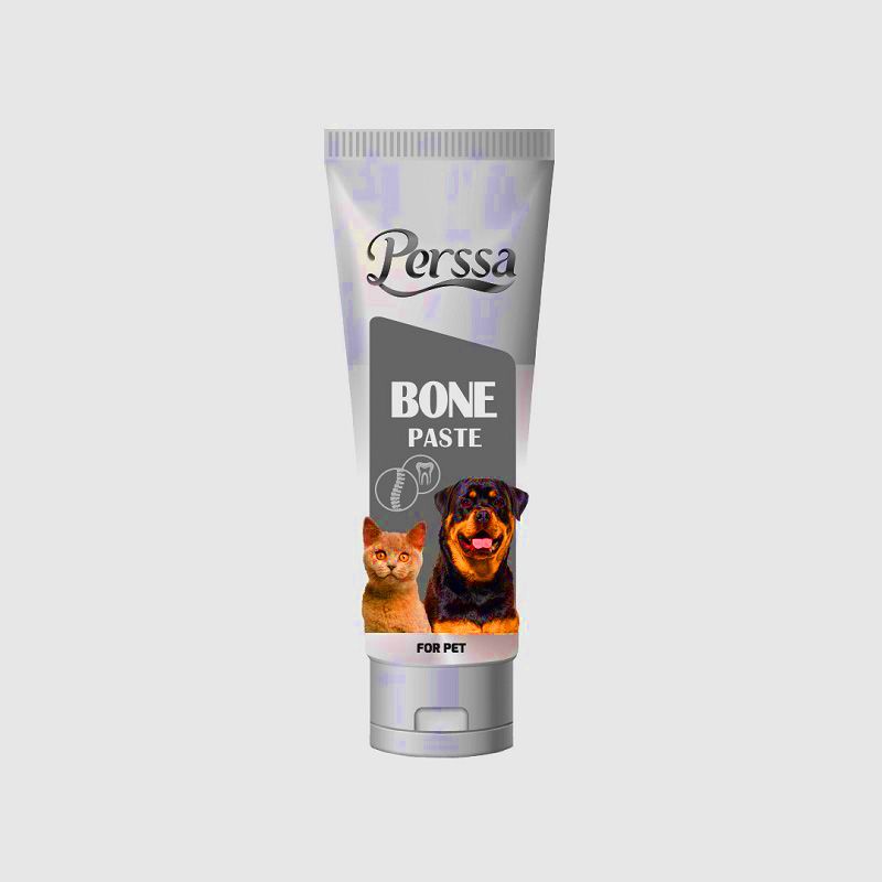 خمیر تقویت استخوان و دندان  سگ و گربه پرسا مدل bone paste وزن 100 گرم